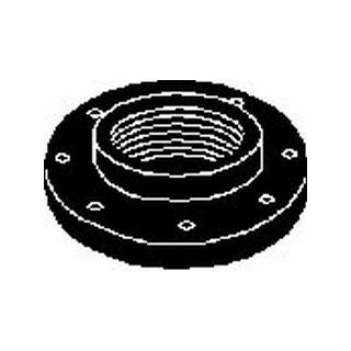 BLK FLOOR FLANGE 2"