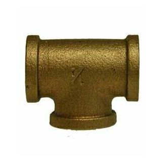 BRASS TEE 1" LEAD FREE 44-255LF