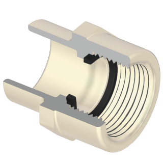 CPVC FEMALE ADAPTER 3/4" RCF-0750-S 2