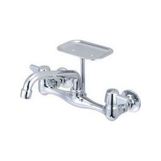 WALL FAUCET W/DISH 12" SPOUT