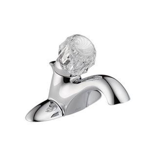 ACRYLIC HDL LAV W/METAL PU