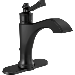 DORVAL SGL HDL BATHROOM FAUCET MATTE BLK