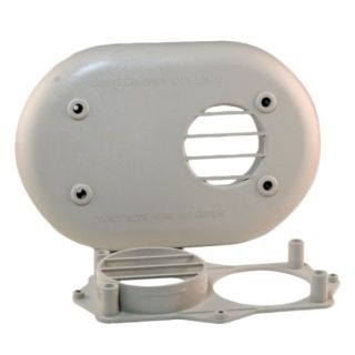 HORIZONTAL WALL VENT PVC 3"