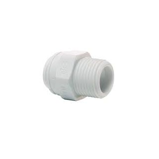 Polypropylene Male Connector 1/4 x 1/4 N