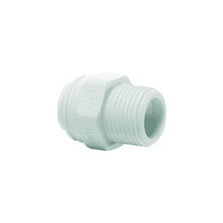 Polypropylene Male Connector 3/8 x 1/2 N