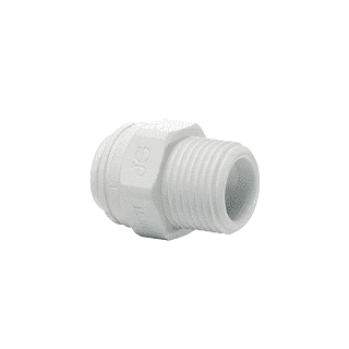 Polypropylene Male Connector 1/2 x 3/8 N