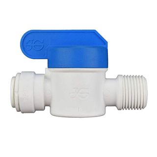 POLYPROPLYLENE SHUT-OFF VALVE 3/8 MIP X
