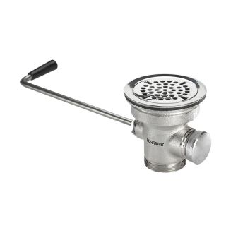 3-1/2" Twist Waste Drain with 1-1/4"