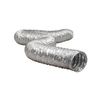 METAL LAUNDRY VENT HOSE 4X25'