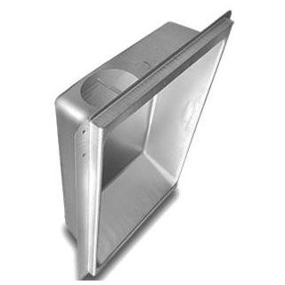RECESSED DRYER VENT BOX 3-1/2" DOWNWA