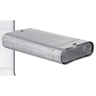 B VENT OVAL PIPE 4" X 5'