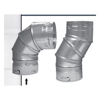 B VENT 90 DEG ELL 5"