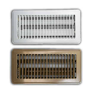 FLOOR REGISTER 2X12 BROWN