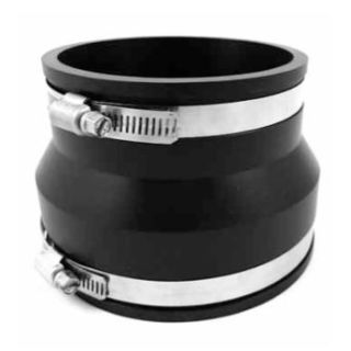 6" CLAY X 6" PVC/CAST IRON FLEX CPLG