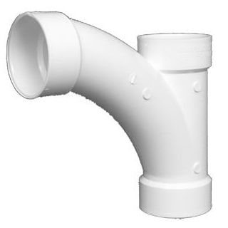 COMB Y & 1/8 BEND 2"