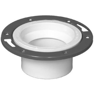 CLOSET FLANGE HUB 4 X 3 WITH METAL RING