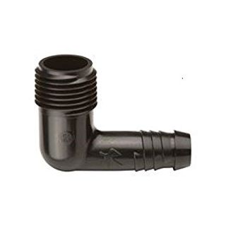 ELL 1/2" BARB X 1/2' MPT