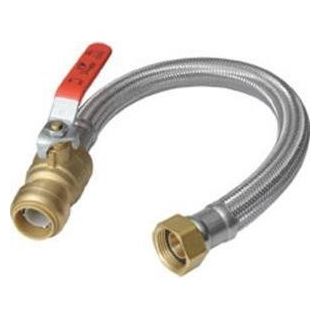 SHARKBITE WATER HEATER CONN 3/4X18 w/BV