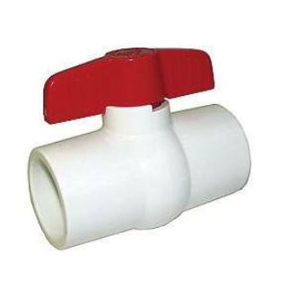 PVC BALL VALVE 4" SLIP