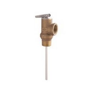 T & P VALVE 3/4" Brass Self Closing T