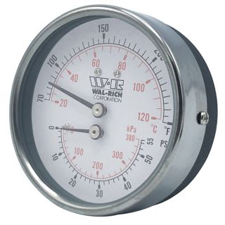 TRIDICATOR TEMP/PRESSURE GAUGE