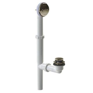 FOOT ACTUATED COMPLETE BATH WASTE/OVERFL