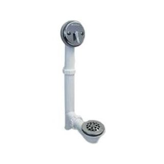 PVC EXT BATHWASTE CHROME W/ 5" EXT